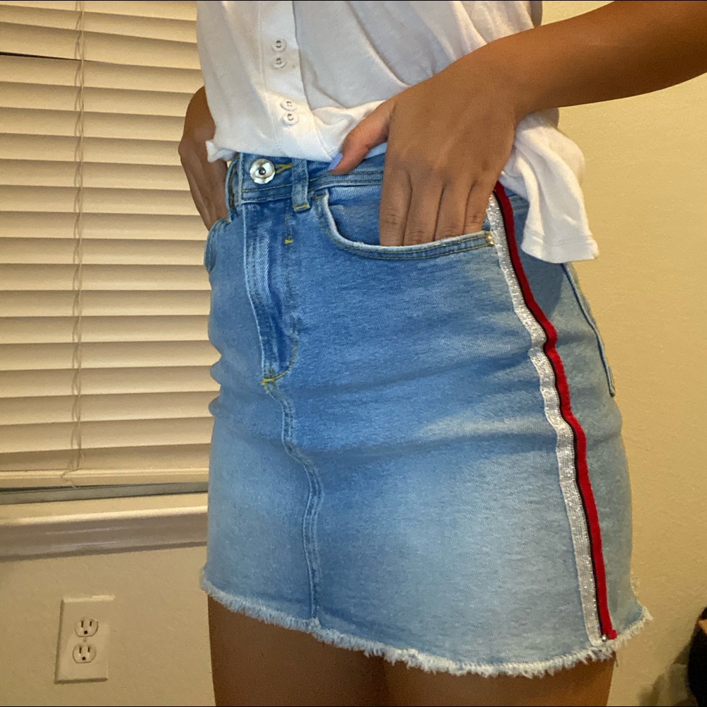 ZARA DENIM SKIRT